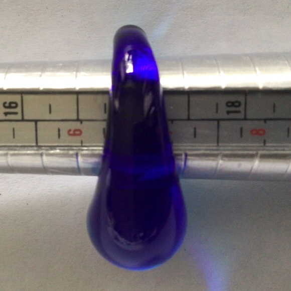 Murano glass size 6.5 glass ring. - Picture 5 of 6